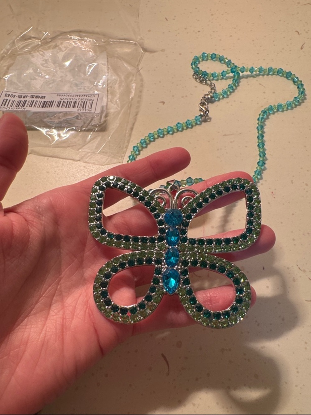 NWT “13 Going on 30” Jenna Butterfly Necklace
